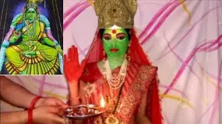 Minakshi Devi makeup look || goddess devi maa look Body Paint || मां सुख करनी दुख हरनी ||