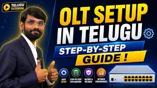 How to Configure NETLINK olt  | net link olt configuration | netlink olt configuration Telugu