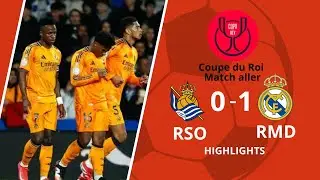 Highlights: Real Sociedad 0 - 1 Real Madrid | Coupe du Roi | Demi-finale Match aller | Résumé