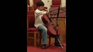 Minuets from the Suite in G Major by Johann Sebastian Bach(Cello)