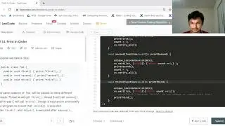 1114. Print in Order(Leetcode Concurrency Section)