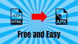 How to Convert HTML to APK! (Android Studio)