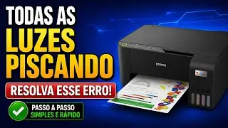 Epson L3250 L3150 printer blinking lights. General error. Won't print. Stuck.