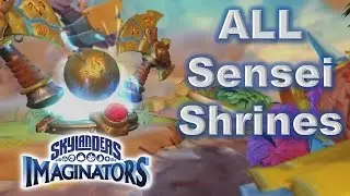 Skylanders Imaginators - ALL Sensei Shrine Cut-Scenes