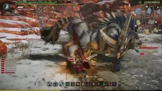 怪物猎人OL Dual Sword Gameplay