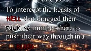 Shadow Of Intent - The Battle Of The Maginot Sphere (With lyrics)