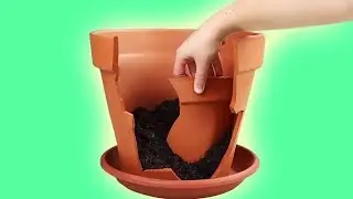 Сад фей: Как Сделать Сказочное Украшение Из Разбитого Горшка