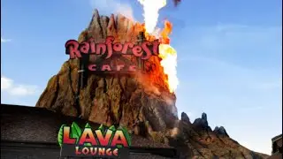 Rainforest Cafe at DisneySprings Marketplace Orlando FL walking around the best place