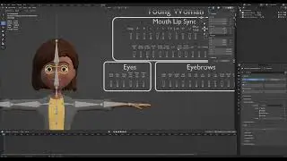 Cartoon Woman - Rigged (Rigify, Mixamo bones)