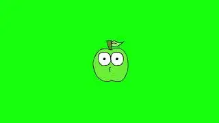 Green Apple Green Screen By Zaggazag