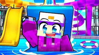 I Built 3 SECRET Rooms in a WATERPARK!