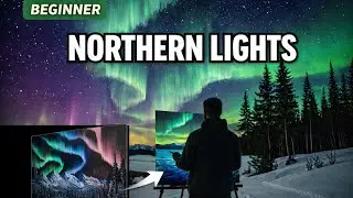 Want to Master Northern Lights Oil Painting? Watch This Now