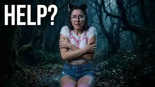 She got LOST at NIGHT! 🥺🌧️