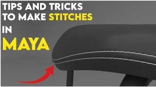 How To Add Stitches in Maya | 3D Model | Tips and Tricks | Autodesk Maya | in Hindi