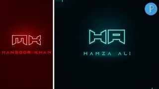 Professional Glowing neon text logo Kaise Banaye | Logo Design-(ultimate guide)