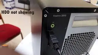 Dell Vostro 3910 HDD not showing...