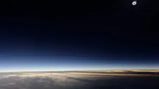 Total Solar Eclipse From The Air - Southwest Flight 1721