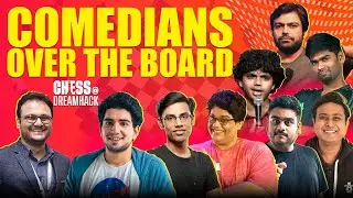 COMEDIANS OVER THE BOARD at Dreamhack, Hyderabad