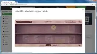 PUB HTML5 Tutorial: Embed Online Bookcase to Webpage Easily