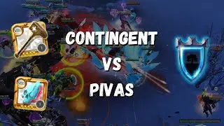 Contingent vs Pivas | Hand of Justice POV | Albion Online ZvZ