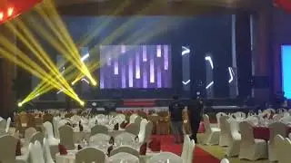 LED screen.. lighting... sound system