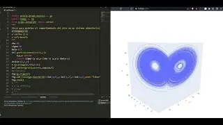 Teoría del caos | grafica caótica | Grafica de la Ecuación  de Lorenz en Python