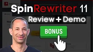 Spin ReWriter AI Review |  Spin Rewriter AI Article Spinner Tutorial