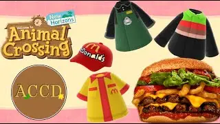 Top 20 FastFood Clothes Designs In Animal Crossing (Clothes/Designs) [Design Codes]