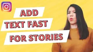 Instagram Story Hack - Add text fast on Instagram Stories (2020)