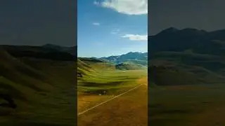 DJI drone Hyperlapse of a Plateau in central ITALY
