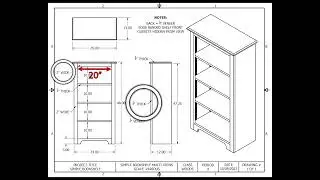 Bookshelf - Step 8a - Top Front Rail - Lumber Selection and Layout