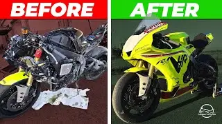 Vom CRASH zum TRAUMBIKE! Motorrad Verkleidung selbst designen & folieren