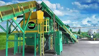 Stage 1 - Scrap Tire Processing: Tire Shredding by CM Shredders