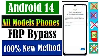 All Android 14 Frp bypass new Models phone 2024||Android 14 phone frp bypass google account no pc