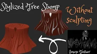 Stylized Tree Stump Without Sculpting | ( Blender Tutorial )