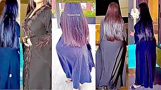 Al-Jadil_Al-Qahtani الجادل_القحطاني  BLACK ABAYA modeling | curvy Arab abaya