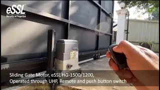 eSSL-HG-1500/1200 Motor for Sliding Gate | How to install a sliding gate Motor | Sliding gate motor