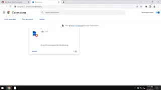 Apps 3.5 extension Managed by Your Organization removal.