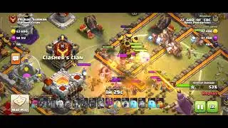 #TH11 OVER POWER 3 STAR  #HYBRID ARMY😡best attack .. hybrid op