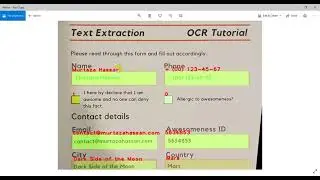 OCR on Forms and Receipts