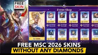 FREE MSC 2026 SKINS 🥳 WITHOUT ANY DIAMONDS⁉️UPTO 39,525 FREE COINS| HERE IS HOW THE EVENT WORKS