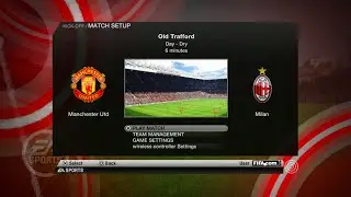 FIFA 10 (2010) - Manchester United vs AC Milan - Gameplay PS3 HD [RPCS3]