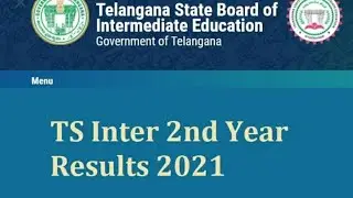 Ts intermediate 2nd year  results Date 2021 / inter results / in telugu / like / subscribe 👍👍