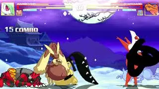 MUGEN team Gardevoir(vore/丸呑み) vs team Charizard request #25 
