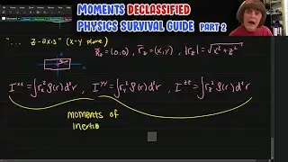 Understanding Moments II: Center of Mass, Moment of Inertia, and All That