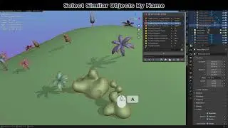 Select Similar Objects By Name in Blender