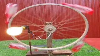 Perpetual Motion Wheel - Free electricity.