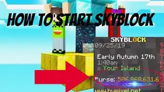 Hypixel Skyblock Episode 1 - How To Start