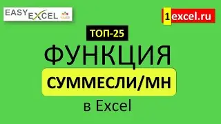 2. Функция СУММЕСЛИ-СУММЕСЛИМН. ТОП-25 Функций в Excel