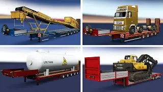 (ETS2 1.44) Overweight Trailers and Cargo PACK | +50 trailers and + 300 cargo